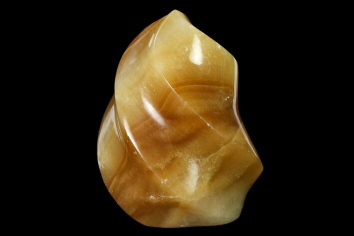 Bargain, Polished, Brown Calcite Flame - Madagascar #149623